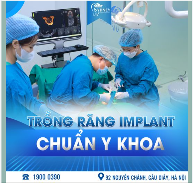 TRỒNG RĂNG IMPLANT CHUẨN Y KHOA