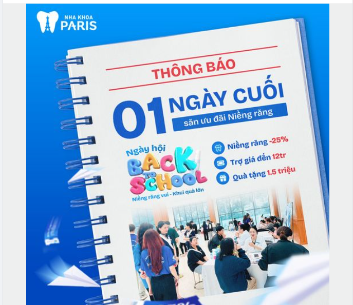 24H ĐẾM NGƯỢC CƠN SÓNG ƯU ĐÃI NIỀNG RĂNG