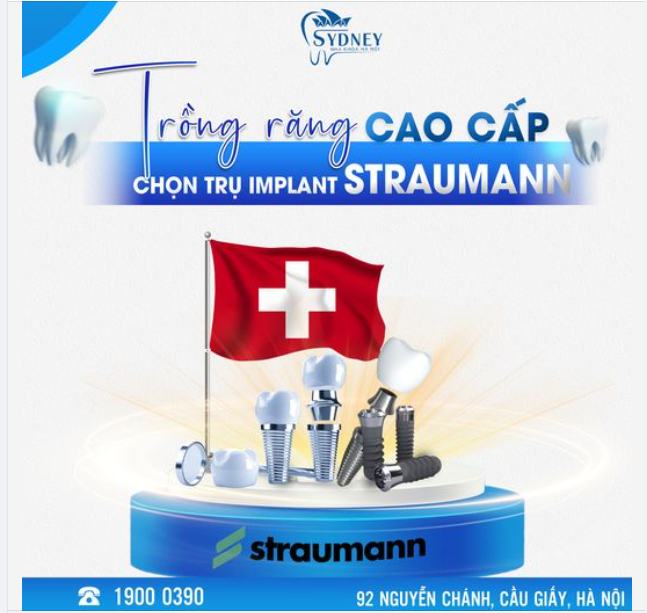 TRỒNG RĂNG CAO CẤP - CHỌN TRỤ IMPLANT STRAUMANN