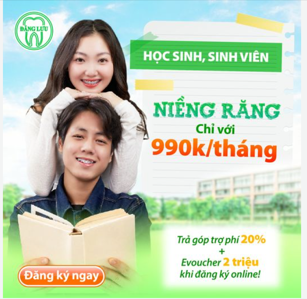Đón Năm Học Mới Với Nụ Cười Rực Rỡ Cùng Niềng Răng Trả Góp Chỉ 990K/Tháng