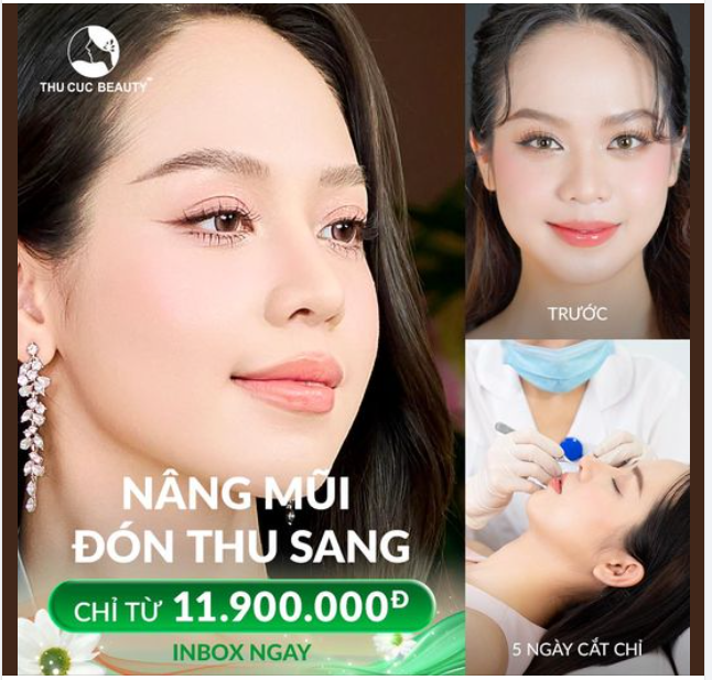DEAL xịn đón Thu sang - Nâng mũi chỉ 11.9Tr 30P thực hiện, 5 ngày vào form