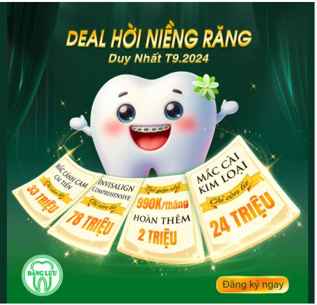 Bạn Có Một Cuộc Hẹn Vào Tháng 09 Này Tại Nha Khoa Đăng Lưu