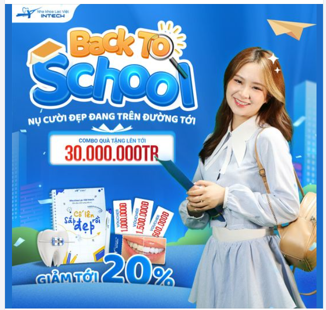 BACK TO SCHOOL - CỨ LÀ SINH VIÊN ĐI NIỀNG RĂNG SẼ CÓ QUÀ LIỀN