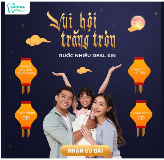 VUI HỘI TRĂNG TRÒN - RƯỚC NHIỀU DEAL XỊN CÙNG SENTOSA