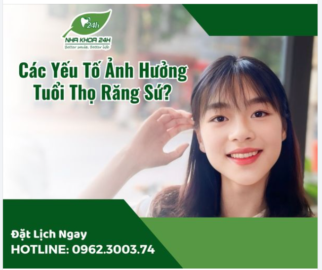 Tuổi Thọ Của Răng Sứ Phụ Thuộc Vào Những Yếu Tố Nào?