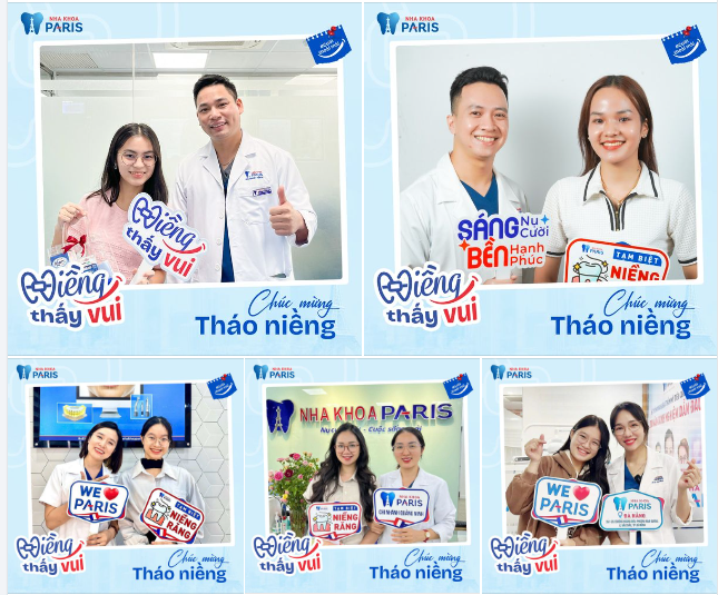 KH Nha khoa Paris chia sẻ sau khi tháo niềng.
