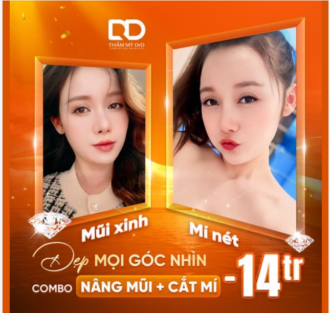 NHỮNG LÝ DO NÊN NÂNG MŨI + CẮT MÍ TRONG THÁNG NÀY.