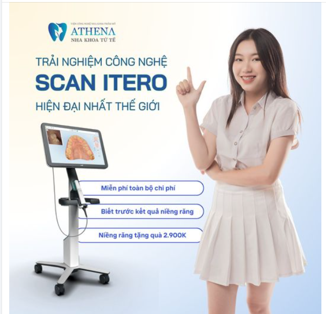 Trải nghiệm công nghệ Scan iTero tiên tiến nhất Tại Nha Khoa ATHENA