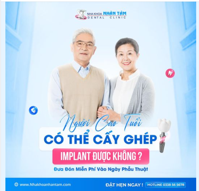 Trồng răng cho người cao tuổi NÊN HAY KHÔNG?