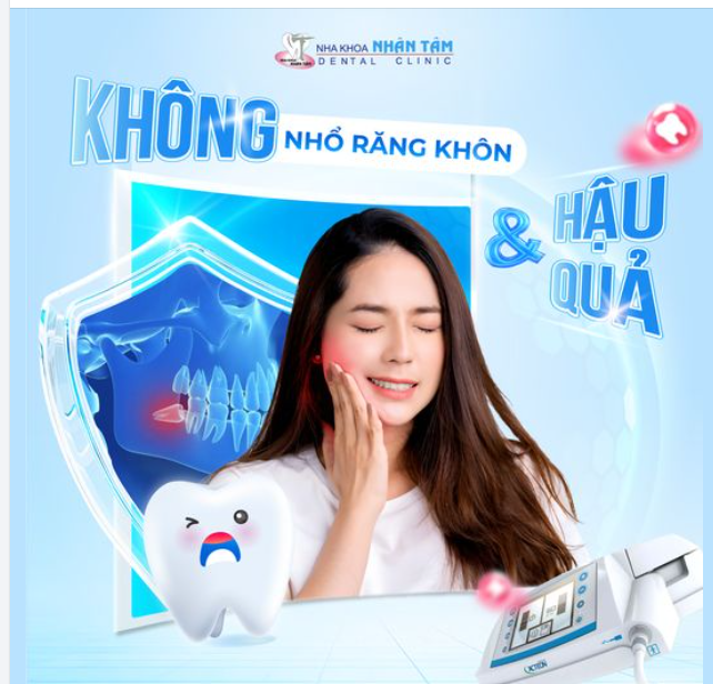 Hậu quả của việc không nhổ răng khôn. Sợ đau và lo lắng về biến chứng khiến nhiều người e ngại việc nhổ răng khôn.