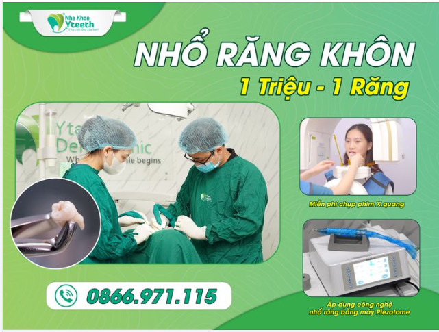 NHỔ RĂNG KHÔN - LOẠI BỎ RĂNG SÂU, MỌC LỆCH