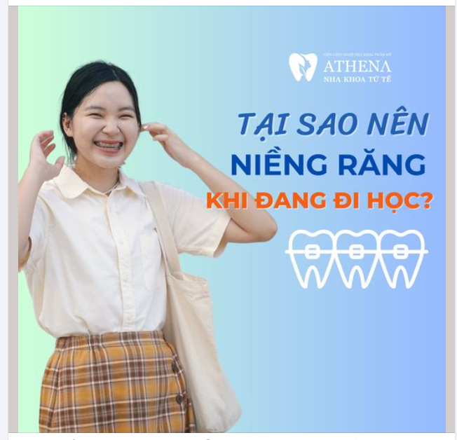 Tại sao nên niềng răng khi còn đang đi học
