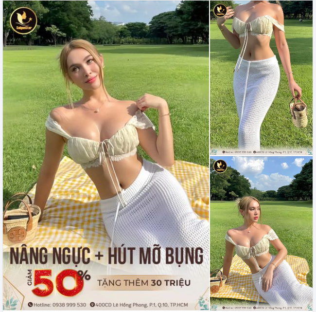NGỰC ĐẸP - DÁNG THON MẶC GÌ CŨNG "NGON"