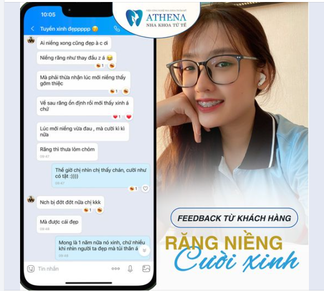 Chia sẻ của khách hàng Phan Thị Ngọc Tuyền của Nha Khoa ATHENA