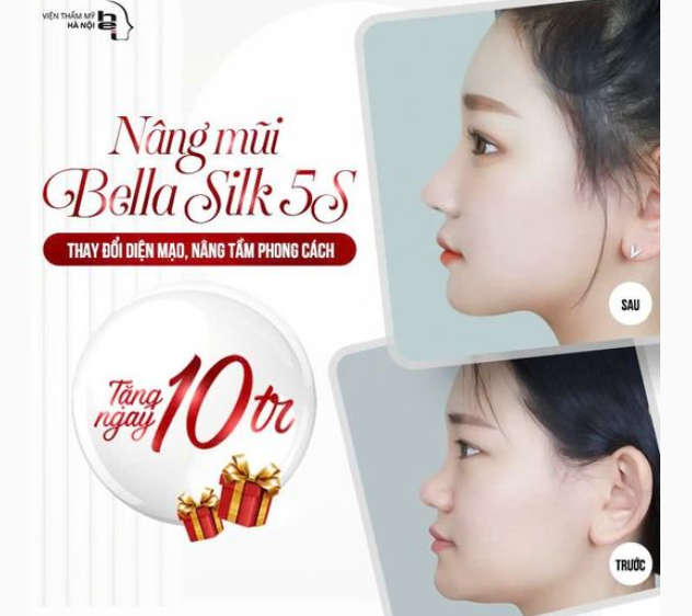 NÂNG MŨI BELLA SILK 5S - MŨI ĐẸP MẶT XINH