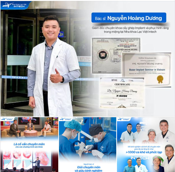 HÀNH TRÌNH TRỞ THÀNH BÁC SĨ IMPLANT VỮNG CHUYÊN MÔN VÀ GIÀU Y ĐỨC CỦA BS. NGUYỄN HOÀNG DƯƠNG TẠI NHA KHOA LẠC VIỆT INTECH