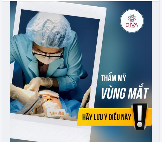 KHI THẨM MỸ VÙNG MẮT- BẠN HÃY LƯU Ý ĐIỀU NÀY!