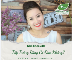 TẨY TRẮNG RĂNG CÓ ĐAU KHÔNG?