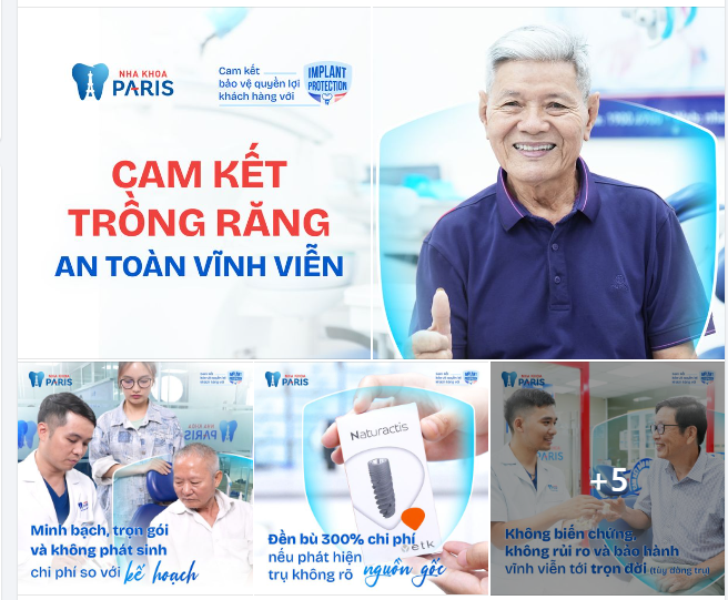 Bảo vệ trọn đời sức khỏe và nụ cười KH ​​​​​​​ Ra mắt PARIS IMPLANT PROTECTION -TRỒNG RĂNG AN TOÀN VĨNH VIỄN