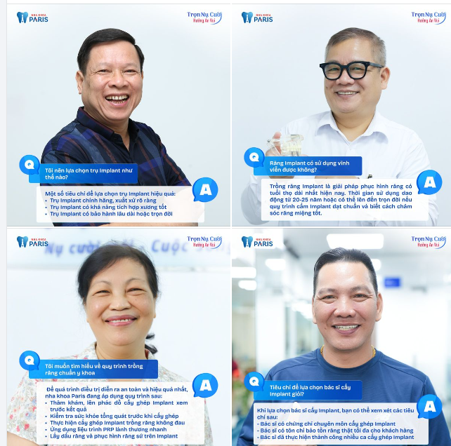 NỤ CƯỜI TRỌN VẸN KHI RĂNG IMPLANT KHÔNG CHỈ ĐẸP MÀ CÒN ĂN NHAI TỐT