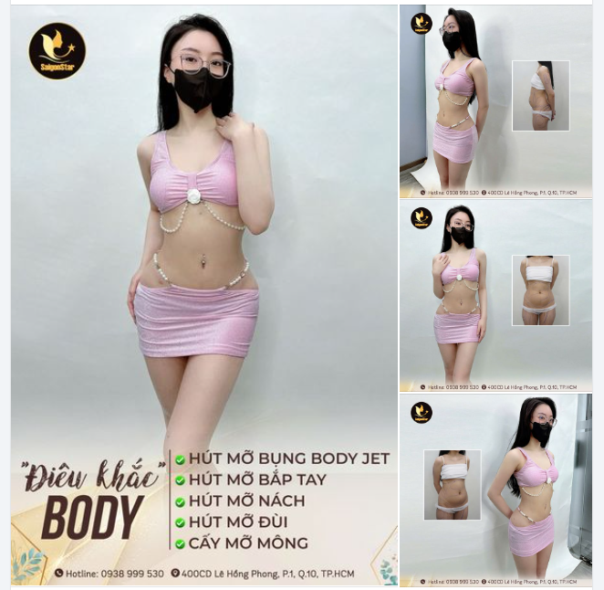 COMBO ĐIÊU KHẮC BODY - CÔNG THỨC SỞ HỮU VÓC DÁNG VẠN NGƯỜI MÊ
