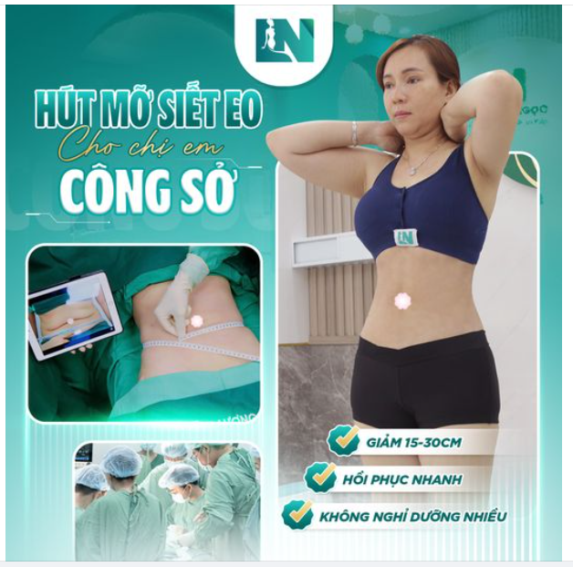 HÚT MỠ SIẾT EO CHO CÁC CHỊ EM CÔNG SỞ!