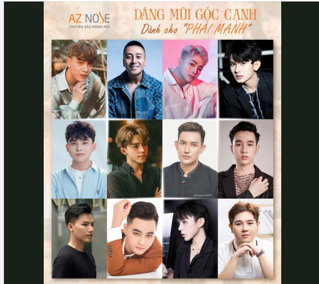 DÁNG MŨI GÓC CẠNH - DÀNH CHO "PHÁI MẠNH"