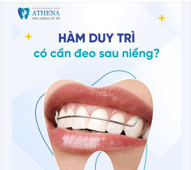 Hàm duy trì có cần đeo sau niềng răng không?