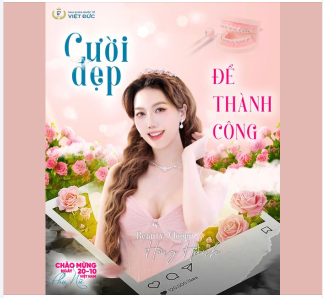 HÀNH TRÌNH CHINH PHỤC NỤ CƯỜI HOÀN HẢO CỦA BEAUTY VLOGER HỒNG HẠNH
