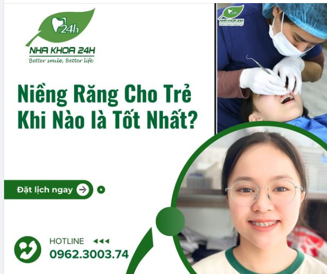 NIỀNG RĂNG CHO TRẺ TỪ MẤY TUỔI