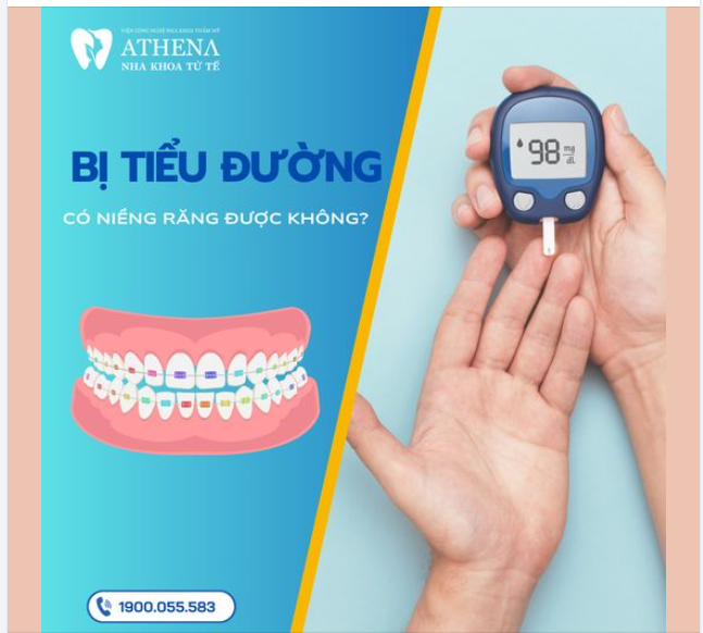 Người bị tiểu đường có niềng răng được không?
