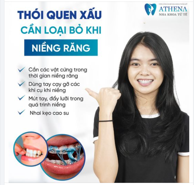 Nhiều khách hàng không hề hay biết các thói quen tưởng chừng đơn giản nhưng lại ảnh hưởng đến quá trình niềng rất nhiều