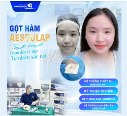 GỌT HÀM AESCULAP THAY ĐỔI ĐƯỜNG NÉT CHẠM ĐẾN VẺ ĐẸP TỰ NHIÊN SẮC NÉT