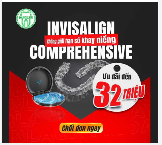 BLACK FRIDAY - NIỀNG INVISALIGN GIÁ SIÊU MÊÊÊÊÊ