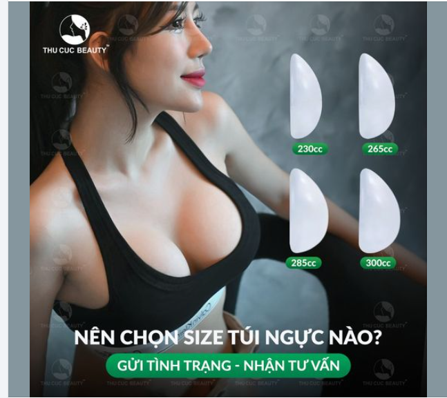 Chọn địa chỉ uy tín và size túi ngực chuẩn là yếu tố để bạn có bộ ngực đẹp, quyế rũ