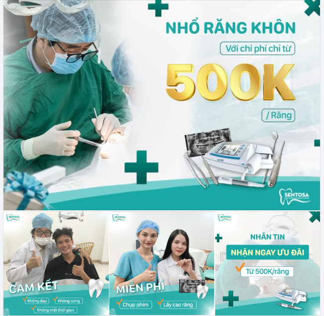 NHỔ RĂNG KHÔN TIẾT KIỆM CHI PHÍ CHÌ TỪ 500K/RĂNG BẰNG MÁY PIEZOTOME