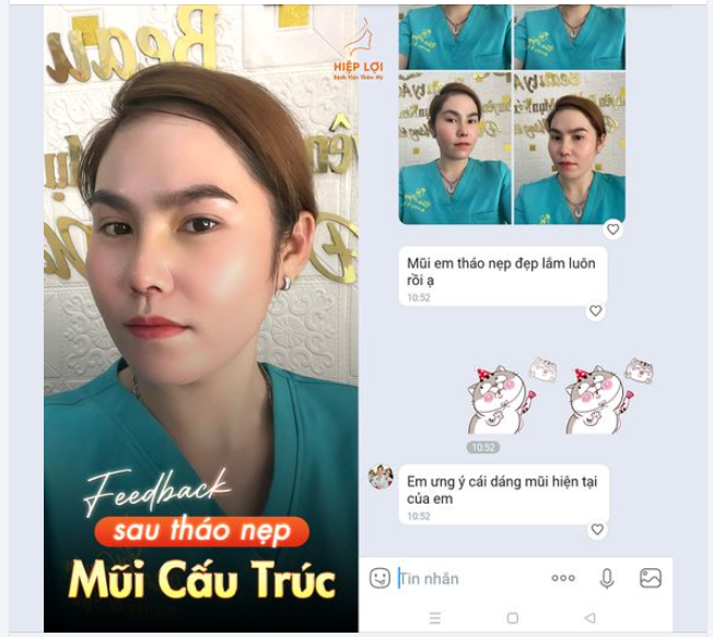 Feedback từ khách hàng là động lực để BVTM Hiệp Lợi luôn nâng cấp chất lượng dịch vụ mỗi ngày ạ