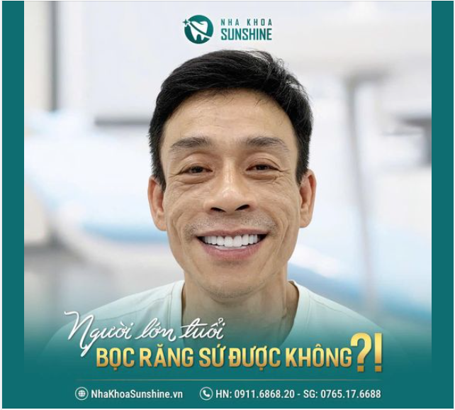 Khi lớn tuổi, răng bị lão hoá và gặp nhiều vấn đề ảnh hưởng đến chất lượng cuộc sống. Nhiều người muốn bọc sứ cải thiện nhưng lo lắng về kỹ thuật này.
