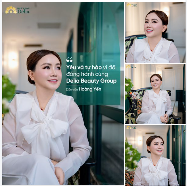 Diễn viên Đào Hoàng Yến tiếp tục hành trình nâng tầm nhan sắc tại Delia Beauty Group