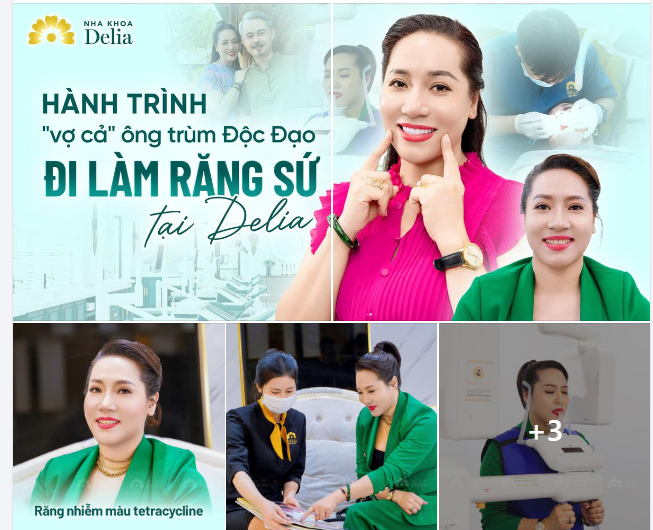 Nhật ký làm răng sứ diễn viên Thu Huyền - Bà Ánh vợ cả ông trùm Quân "già" trong bộ phim Độc Đạo.