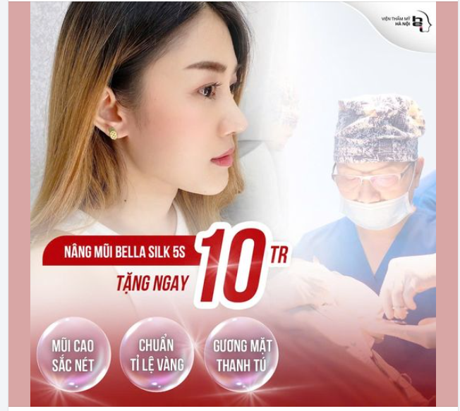 NÂNG MŨI BELLA SILK - MŨI CAO THANH TÚ