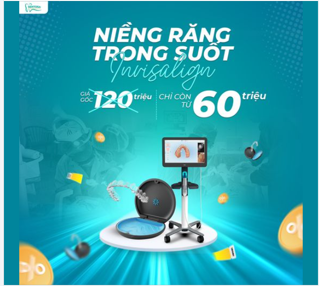 CUỐI NĂM NIỀNG RĂNG NHƯNG VẪN ĐẸP?  KHAY NIỀNG INVISALIGN TRONG SUỐT - VÔ HÌNH TỪ 60 TRIỆU