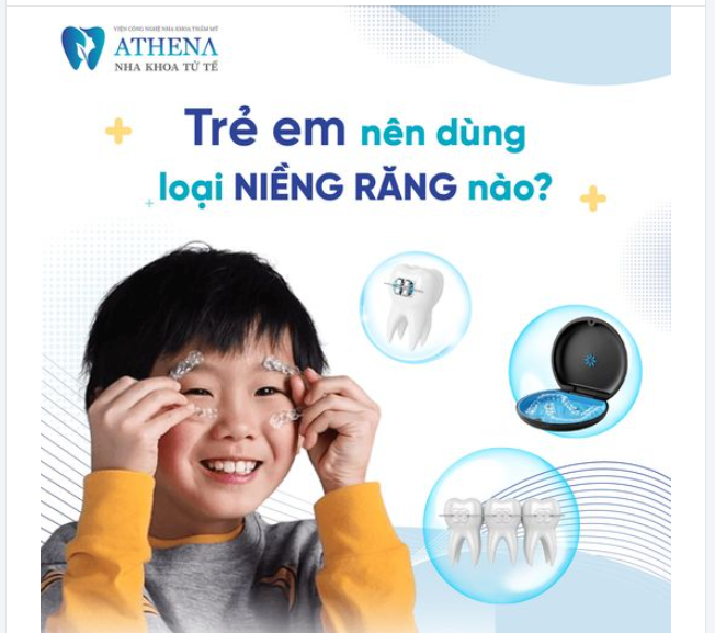 Trẻ em nên chọn loại niềng nào?