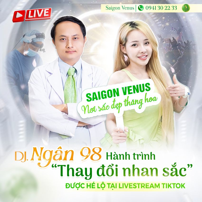KẾT QUẢ NÂNG MŨI DJ NGÂN 98 ĐƯỢC HÉ LỘ TẠI LIVESTREAM TIKTOK CỦA BS HUY