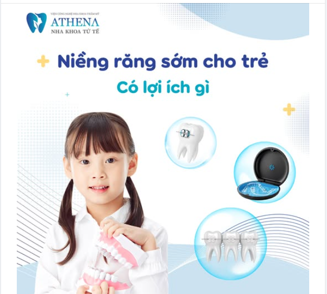 6 lợi ích khi Niềng răng sớm cho con