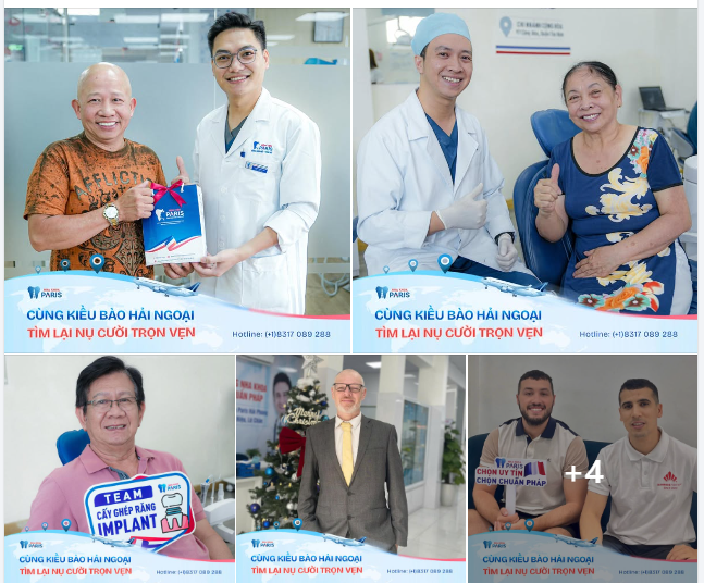 BẮT TRỌN KHOẢNH KHẮC “TƯƠI KHÔNG CẦN TƯỚI” CỦA HÀNG LOẠT KIỀU BÀO VÀ KHÁCH NGOẠI QUỐC TẠI NHA KHOA PARIS
