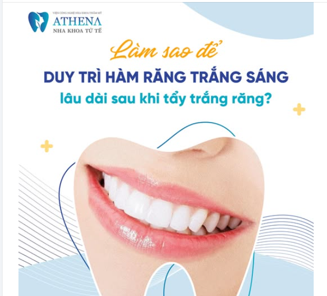 Tẩy trắng răng là bước đầu tiên giúp bạn sở hữu nụ cười rạng rỡ, nhưng làm thế nào để duy trì hàm răng trắng sáng lâu dài sau đó?