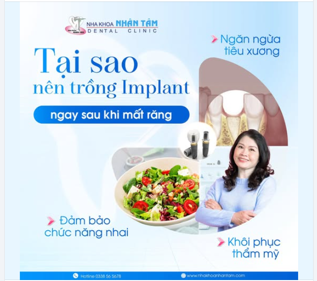 Bạn có biết? Mất răng càng lâu, xương hàm sẽ tiêu biến càng nhiều, khiến việc trồng răng sau này trở nên khó khăn và tốn kém hơn.
