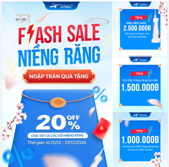 CHỈ CÒN 4 NGÀY - CƠ HỘI NHẬN QUÀ "KHỦNG" DÀNH RIÊNG CHO KHÁCH HÀNG NIỀNG RĂNG