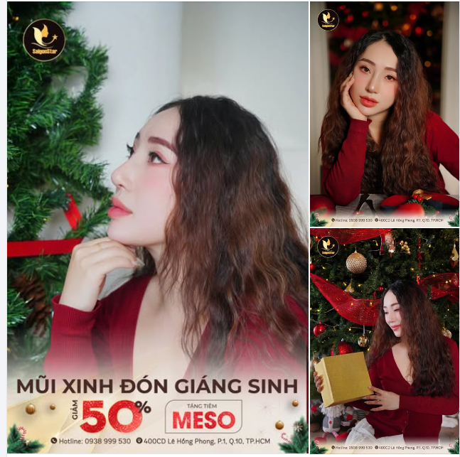 NÂNG MŨI CẤU TRÚC - ĐẸP KỊP ĐÓN GIÁNG SINH - MỪNG NĂM MỚI